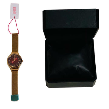Gold Mesh Strap Watch – Classic Elegance