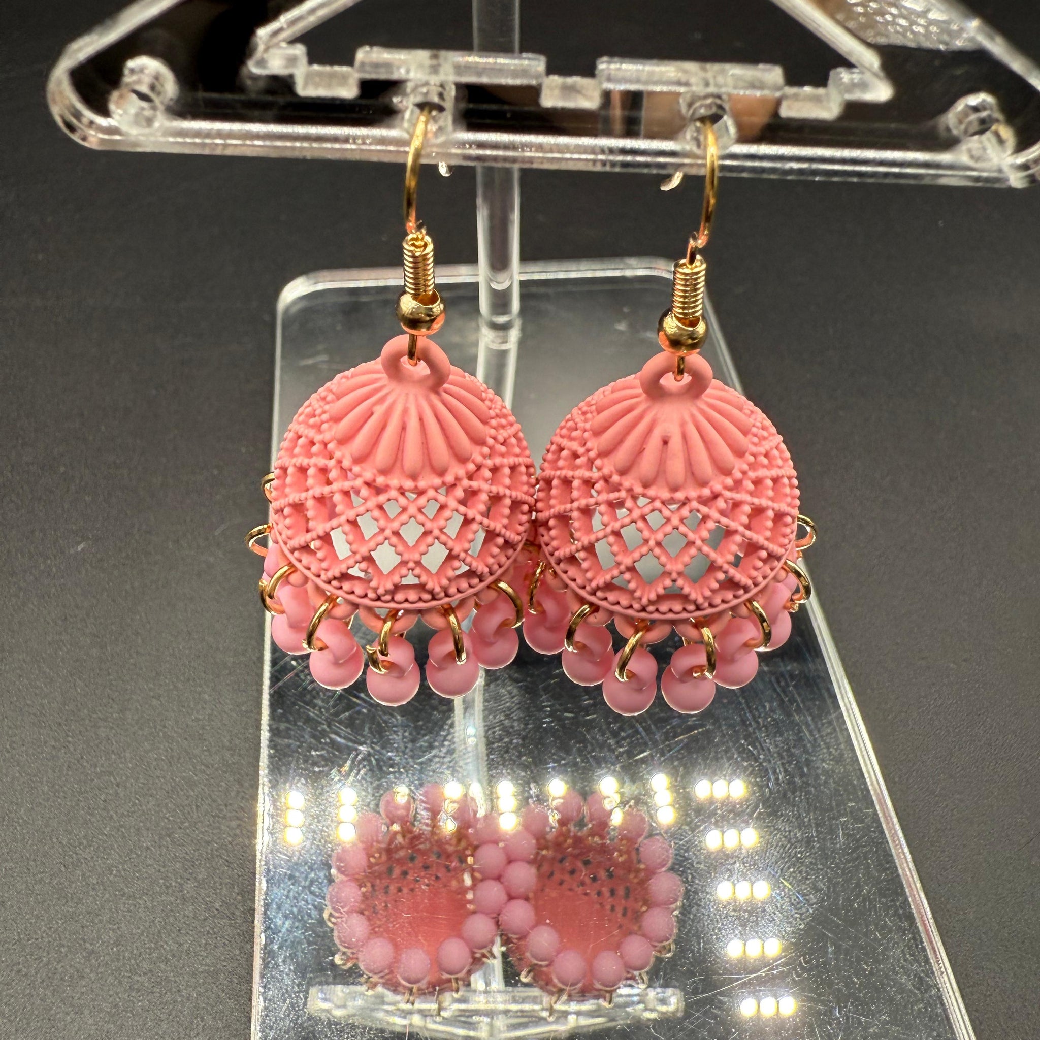 Matte Pink Jhumki
