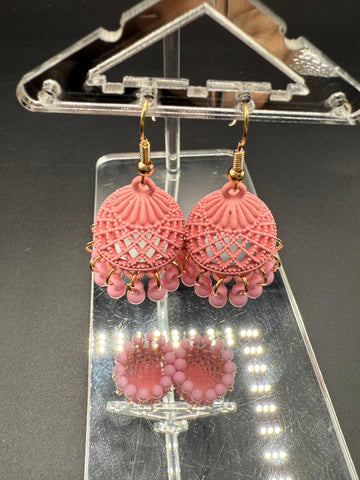 Matte Pink Jhumki