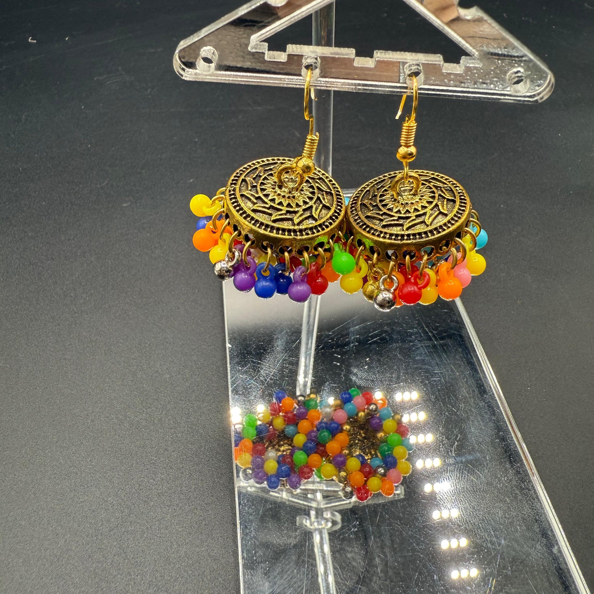 Colorful Designer Indian Bali Jhumka Design